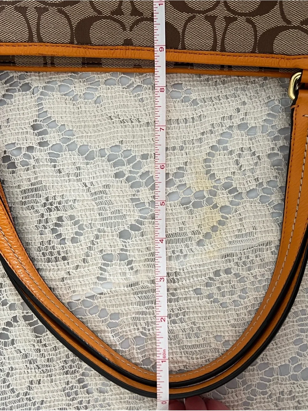 Coach tote brown